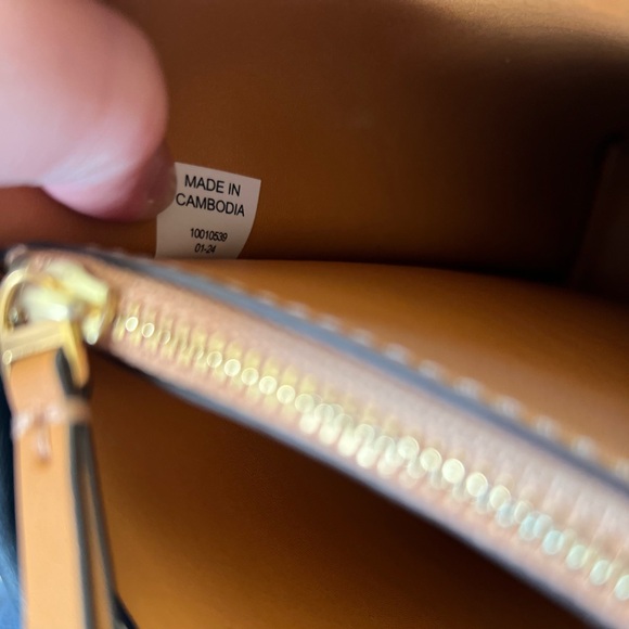 Tory Burch Perry Denim Triple Compartment Tote - Picture 11 of 15